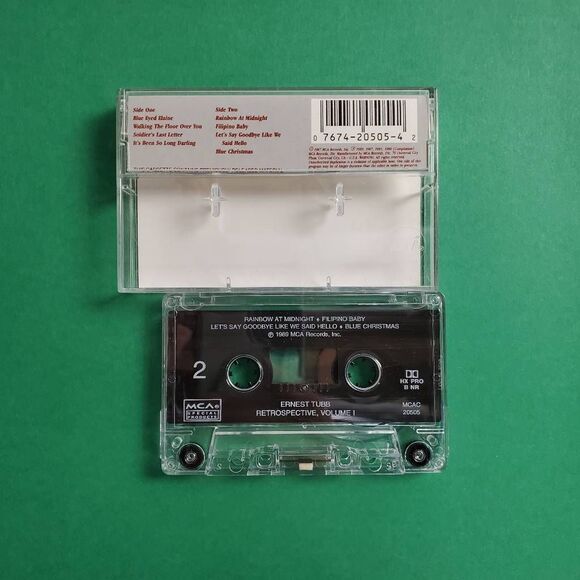 Ernest Tubb – Retrospective Volume 1 Cassette Album 1989 MCA Special Products - Picture 2 of 3